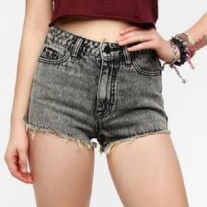 BDG High Rise Dree Cheeky Denim Shorts